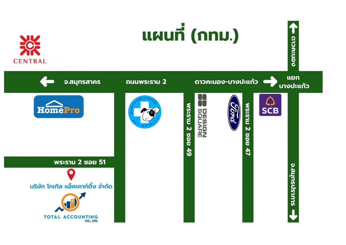 บริษัท โทเทิล แอ็คเคาท์ติ้ง จำกัด สาขากรุงเทพ